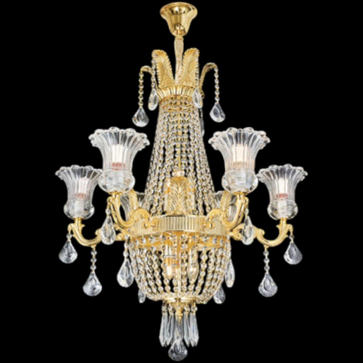 Đèn chùm Pha Lê Sano Ø780*H1060mm E14*12