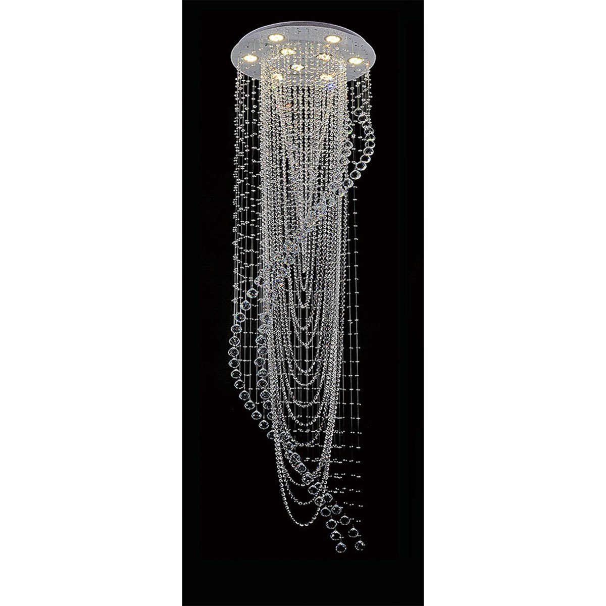 Đèn thả pha lê Sano TPL 10202 Ø600*H2500