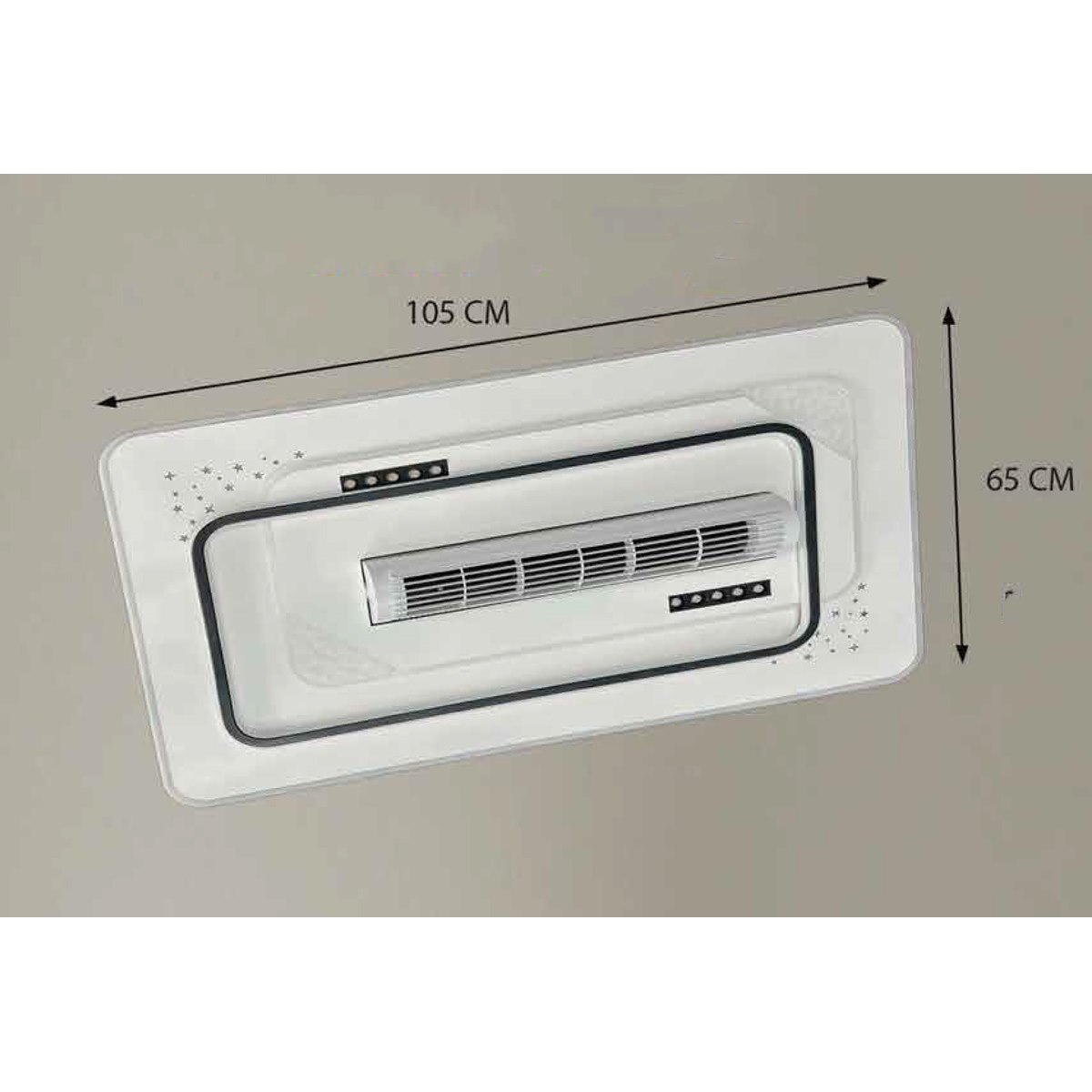 Đèn quạt ốp trần 355 Decor OTA42CN W650*H1050