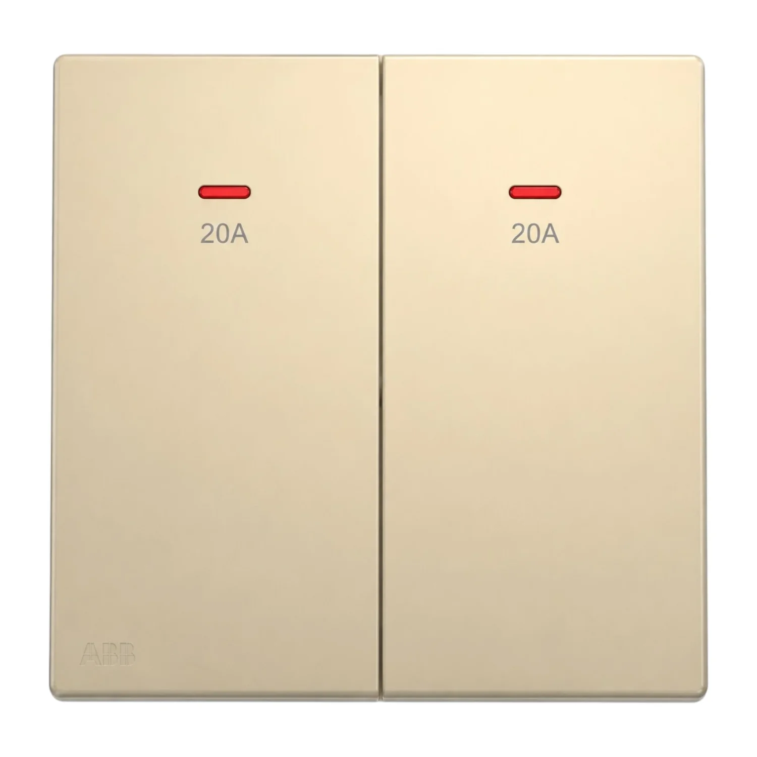 Bộ công tắc ABB đôi 2 cực 20A - 4TYA501212P0x07