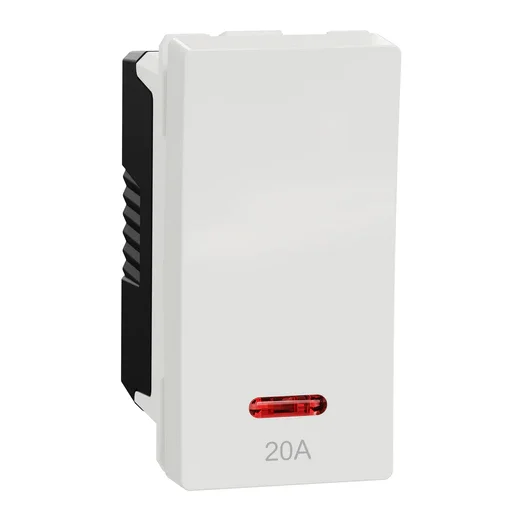 Công tắc 20A Schneider Miluz E size S 250V có đèn LED