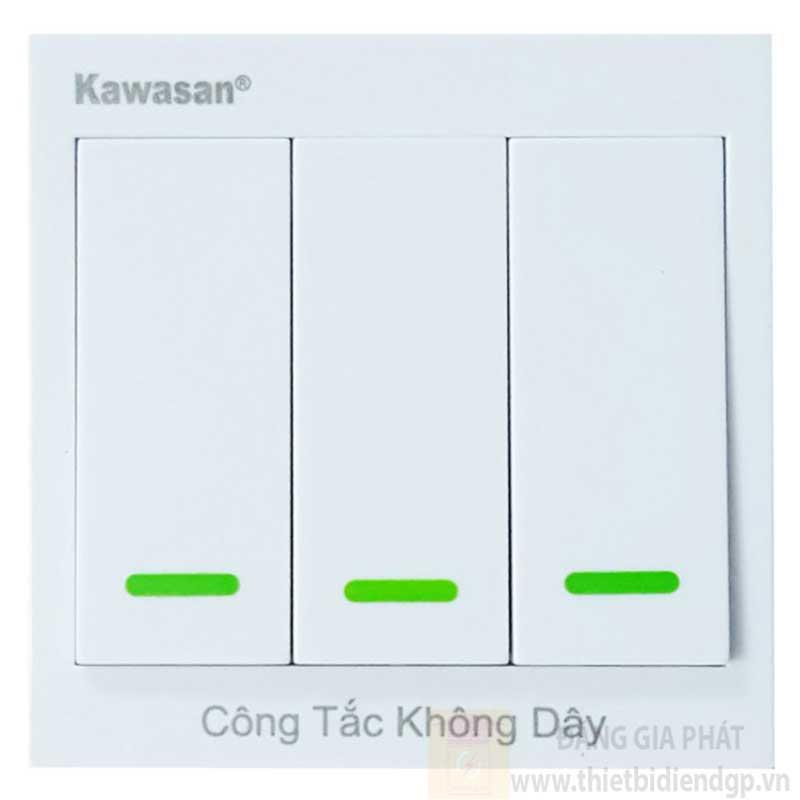 Công tắc ba không dây dán tường Kawasan