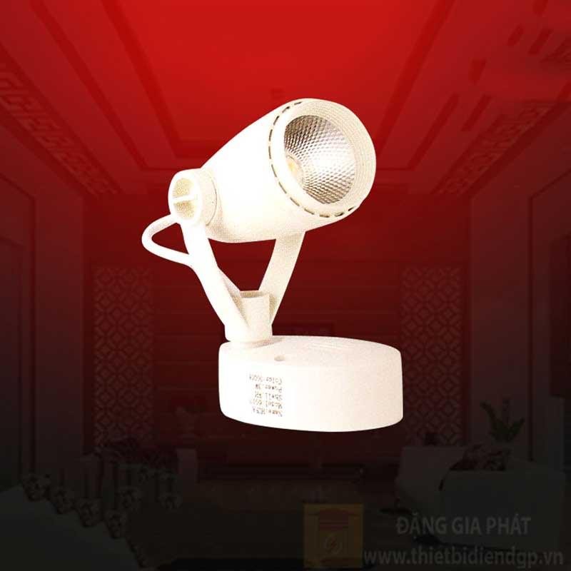 Đèn led chiếu điểm Ø66*H160-3W, vỏ trắng, ánh sáng trắng, vàng