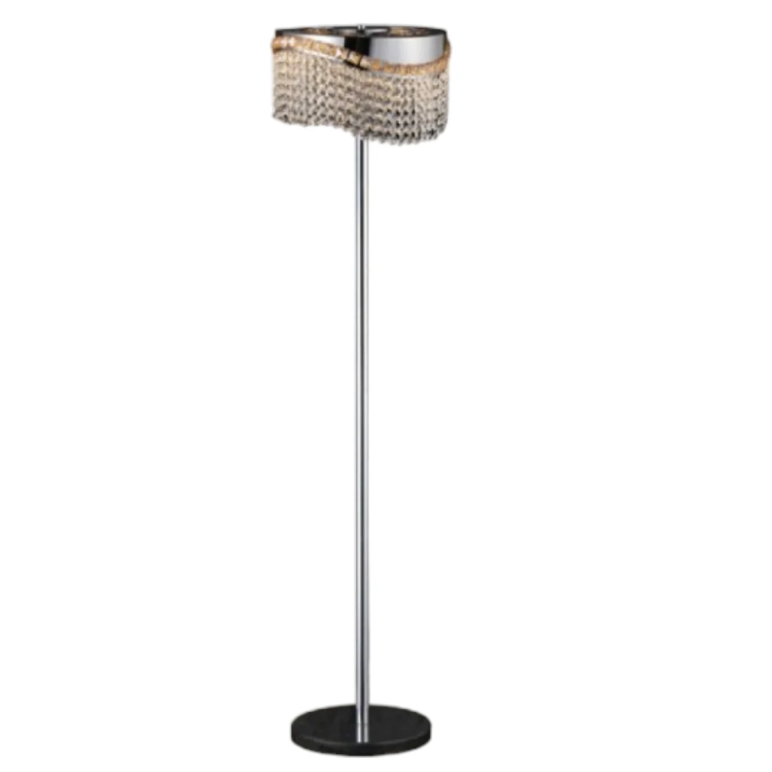 Đèn sàn Hufa ĐB-2402 L440 x H1490 Thép + Pha lê K9 led 42W-3000K