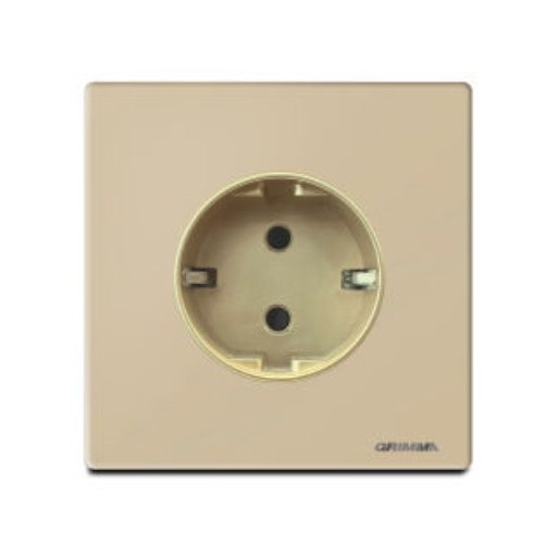 Bộ ổ cắm chân tròn chuẩn Đức GRIMMA G60GSC
