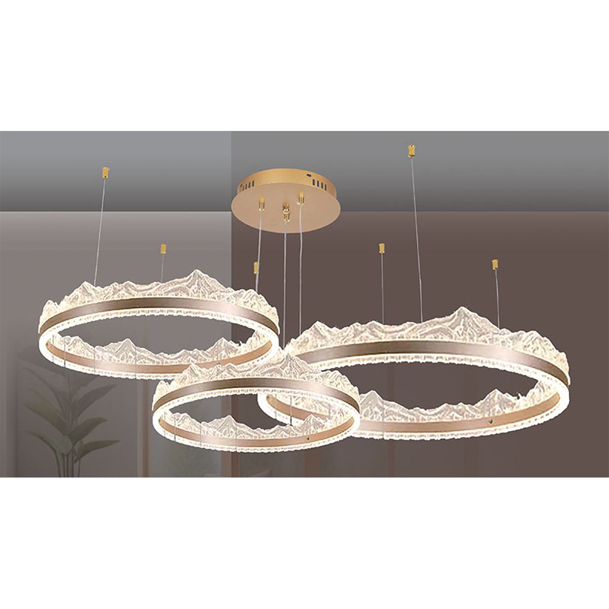 Đèn treo trang trí Sano TL 10555 Ø400-600-800*H1000