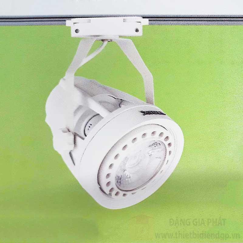 Đèn led chiếu điểm PAR COB 30W Ø120*H220, ánh sáng trắng, vàng, vỏ trắng nhôm cao cấp