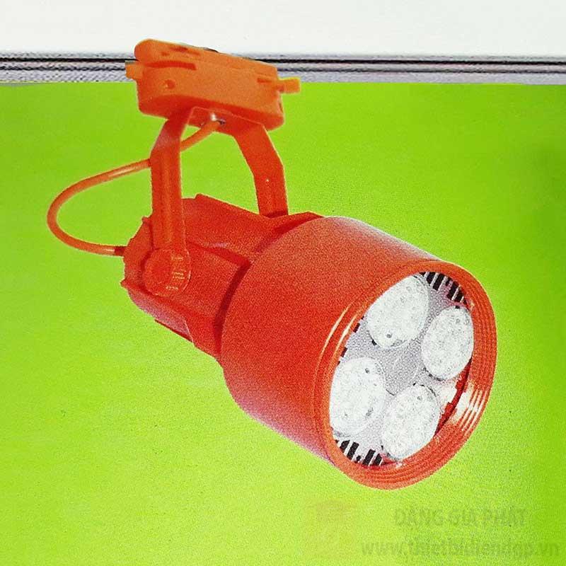 Đèn led chiếu điểm PAR 35W, Ø100*H245, vỏ cam, sắt sơn tĩnh điện, ánh sáng trắng, vàng