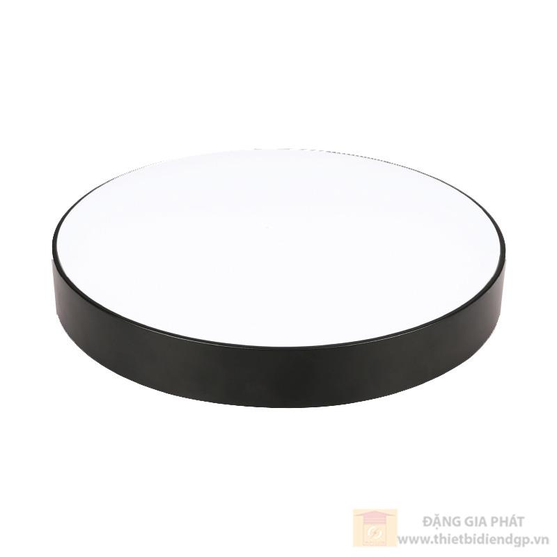 Led Downlight tròn nổi tràn viền đen 48W series SRDL