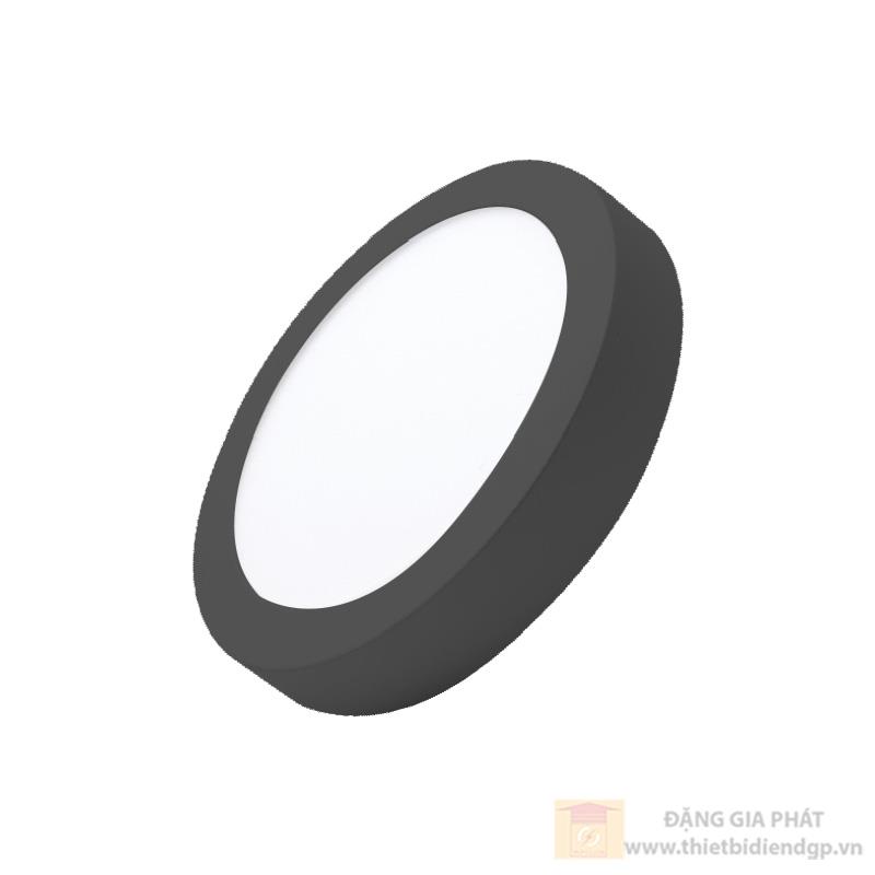 Led ốp trần nổi tròn 18W đổi 3 màu viền đen