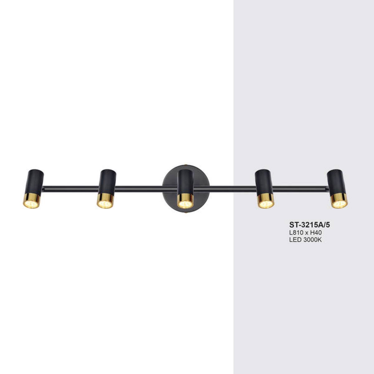 Đèn soi gương, sọi tranh Andora ST-3215 màu đen - LED 3000K