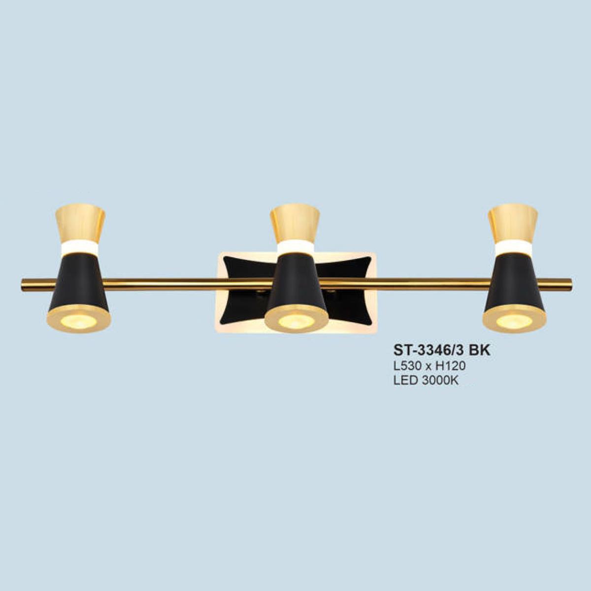 Đèn soi gương, sọi tranh Andora ST3346 - LED 3000K (vỏ đen)