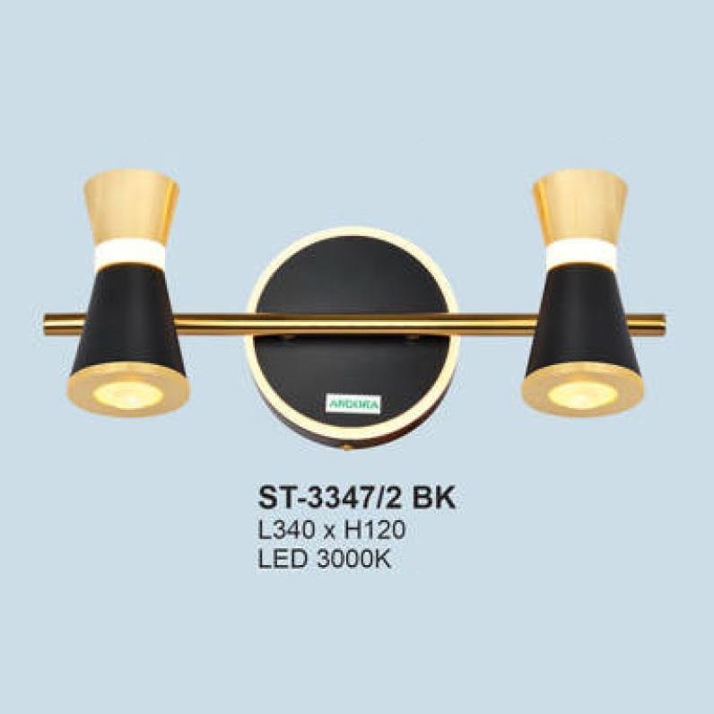Đèn soi gương, sọi tranh Andora ST-3347 - LED 3000K (Vỏ đen)