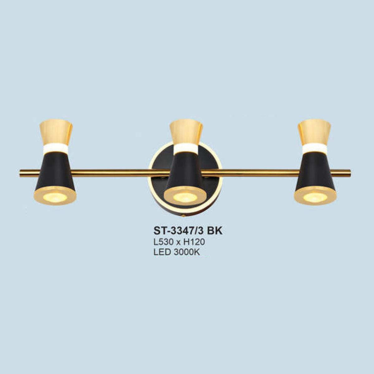 Đèn soi gương, sọi tranh Andora ST-3347 - LED 3000K (Vỏ đen)