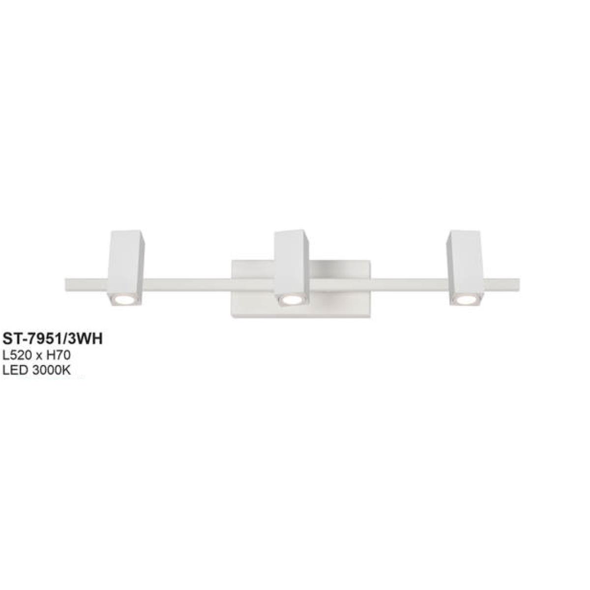 Đèn soi gương, sọi tranh Andora ST-7951 màu trắng - LED 3000K