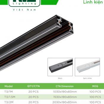 Thanh ray T3/1.5M