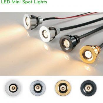 Led âm trần loại nhỏ lắp tủ 1W