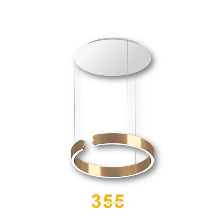 Đèn thả hiện đại Inox cao cấp - LED 3 CĐ có thể nâng hạ độ cao