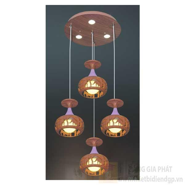 Đèn treo trần Led 32W, 3 chế độ ánh sáng