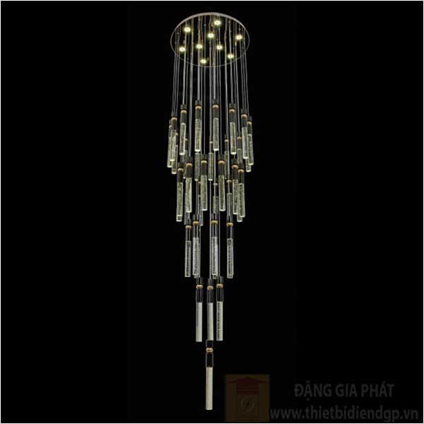 Đèn treo trần Ø800*H2400, LED 25W*9, 3 chế độ ánh sáng