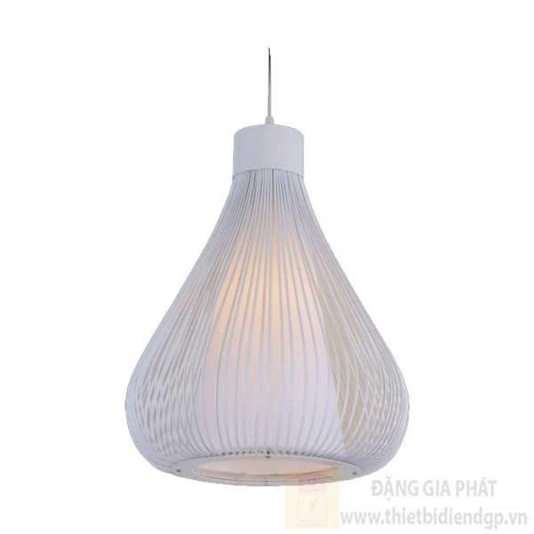Đèn treo quán Ø360*H420, E27*1, Vỏ Trắng