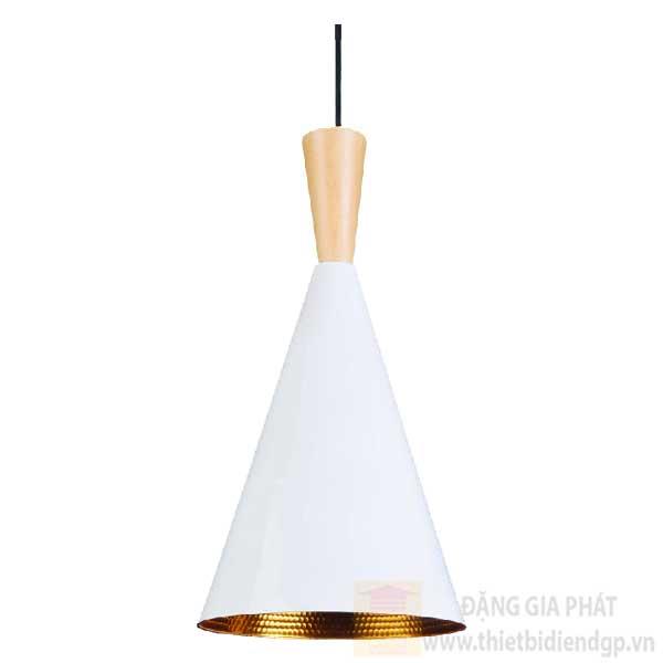 Đèn treo quán Ø200*H380, E27*1, Vỏ Trắng