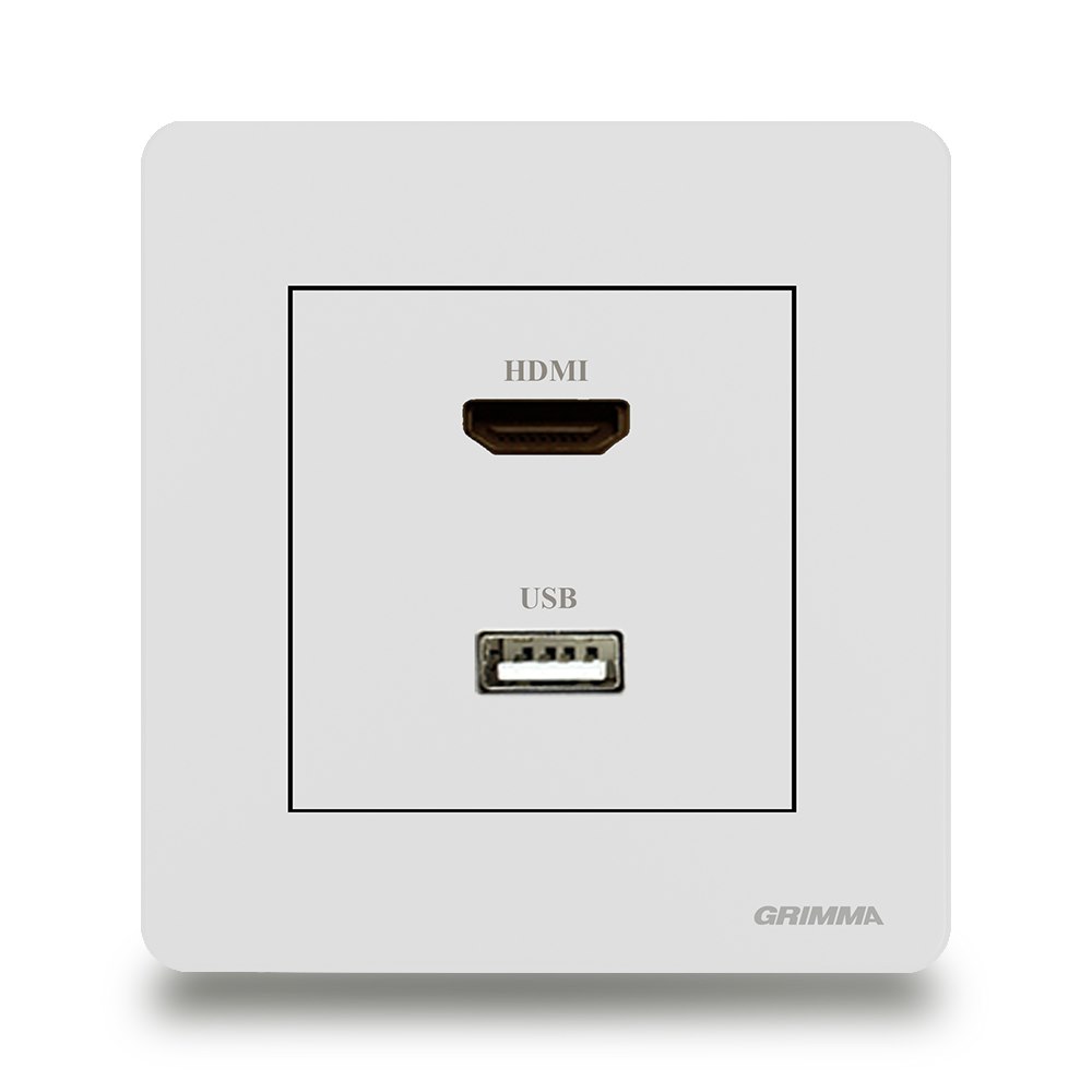 Bộ ổ cắm HDMI + USB Grimma G3WHDMI