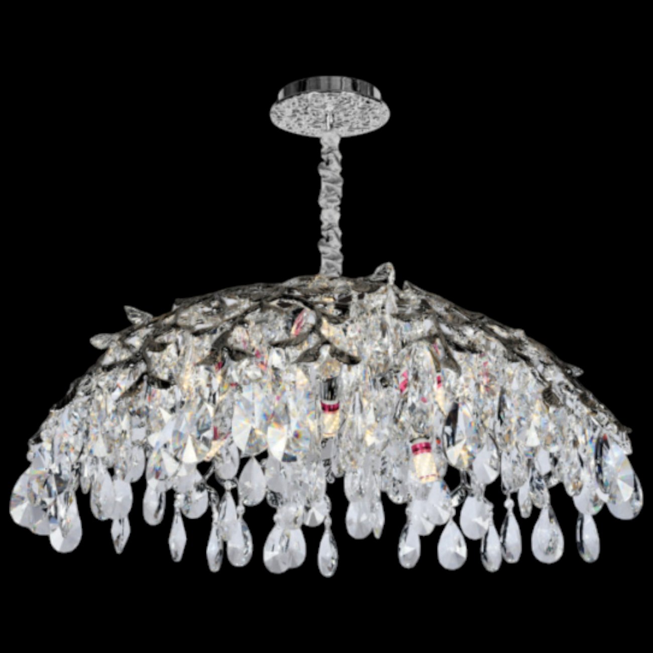 Đèn chùm pha lê Andora ĐT-5882/800 - Ø800*H300 + 500 - E14*8