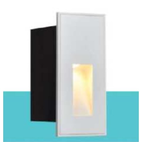 Đèn âm cầu thang L90*W40*H50-3W, khoét lỗ L75*35 - 3000K