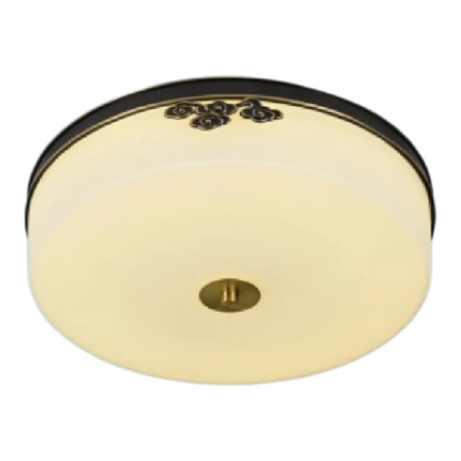 Đèn ốp trần đồng - chóa thủy tinh HUFA OD-3123, 3 chế độ ánh sáng