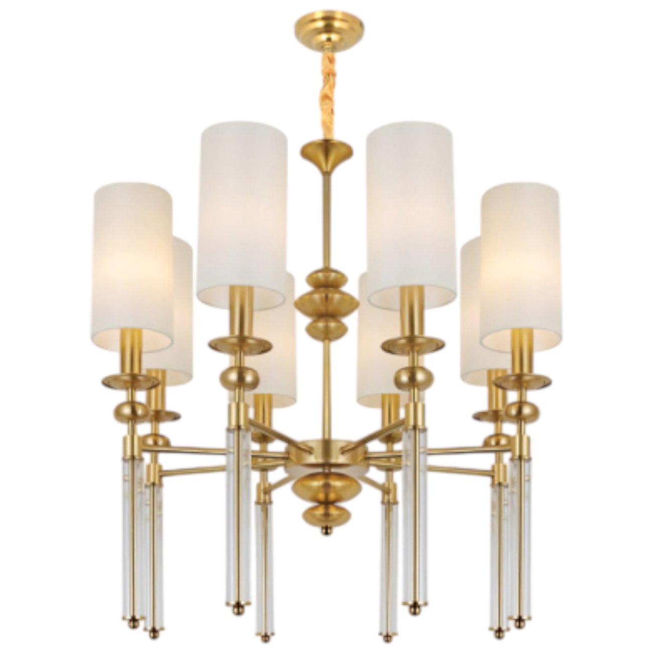 Đèn chùm châu âu cổ điển Andora Ø760*H680+500-E14*8