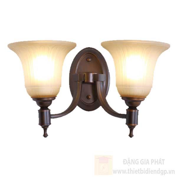 Đèn Vách Chao Ngọc L420*W240*H240, E27*2
