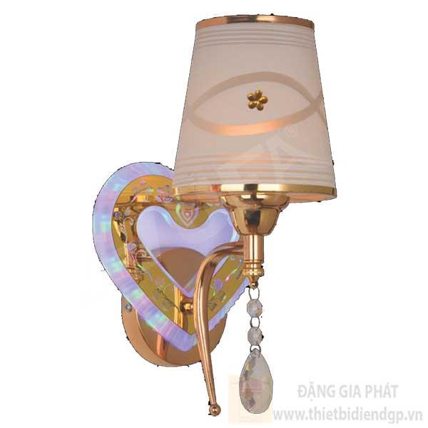 Đèn Vách Trang Trí L180*W180*H310, Led + E27*1
