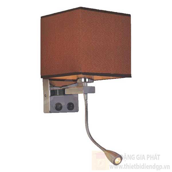 Đèn Vách Trang Trí L170*H440, Led + E27*1