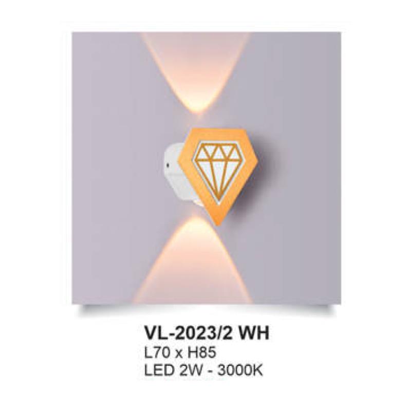 Đèn vách Andora L70*H85 - LED 2W -3000K