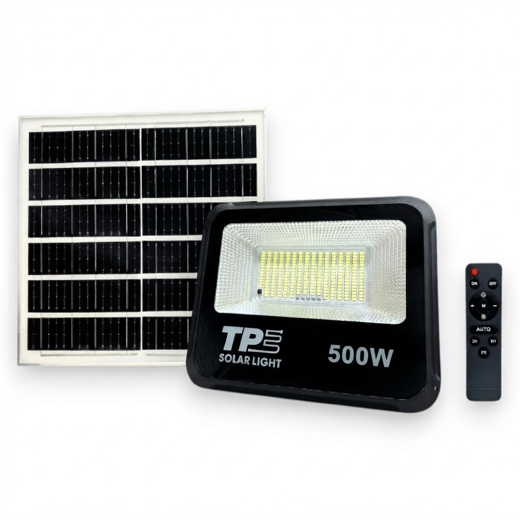 Đèn Pha năng lượng mặt trời TIẾN PHÁT 500W - 6500K