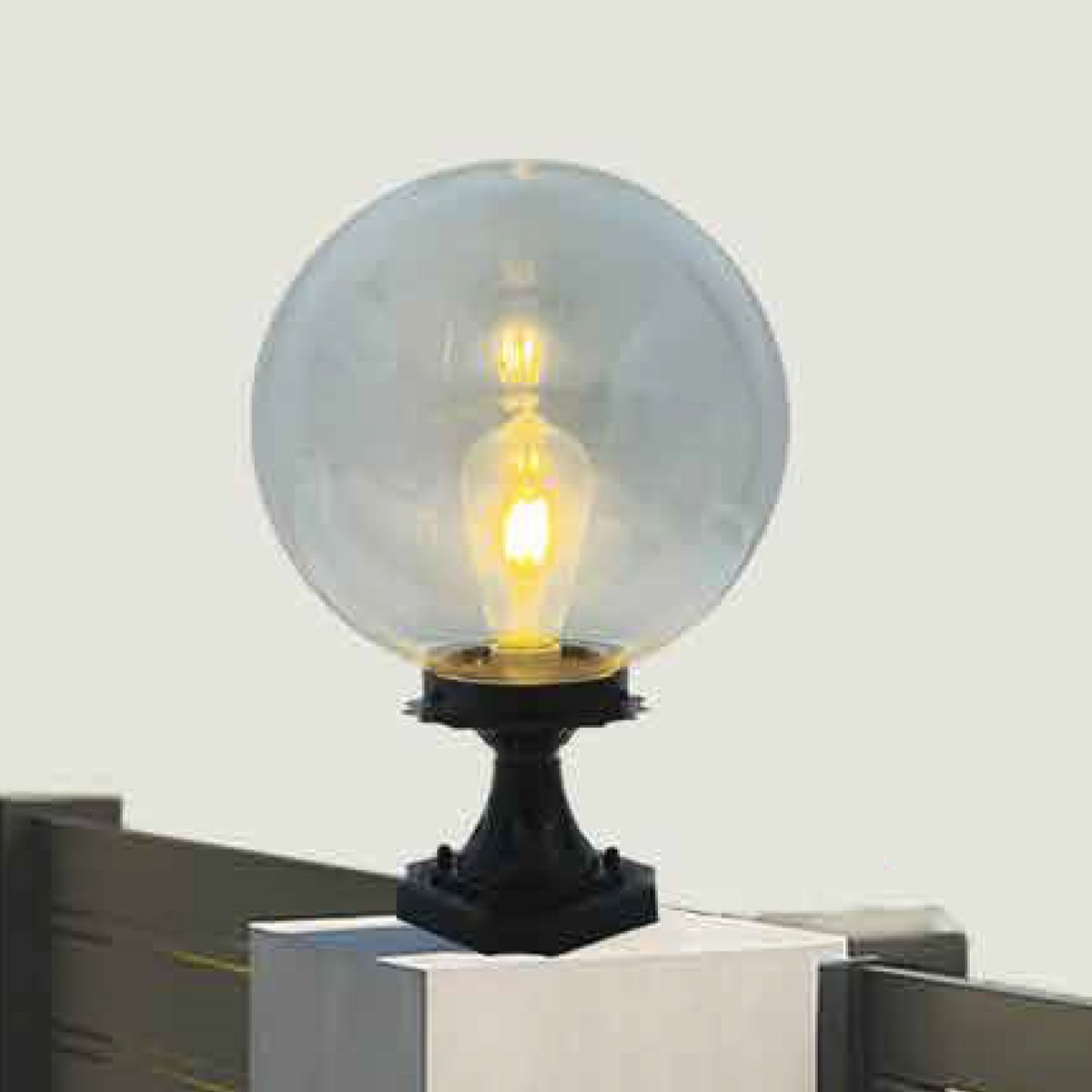 Đèn trụ cổng 355 Decor DT5801 Ø250*H360 E27*1