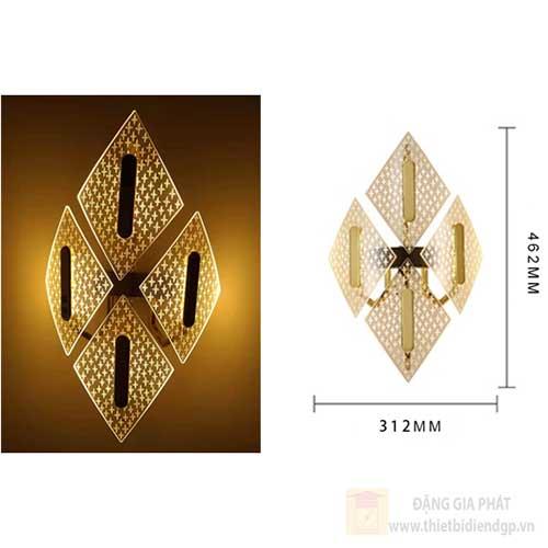 Đèn vách trang trí vinaled mẫu J - 15W