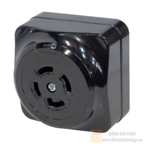 Ổ cắm công nghiệp 3 pha locking loại nổi, màu đen Panasonic 250A- 20A-3P