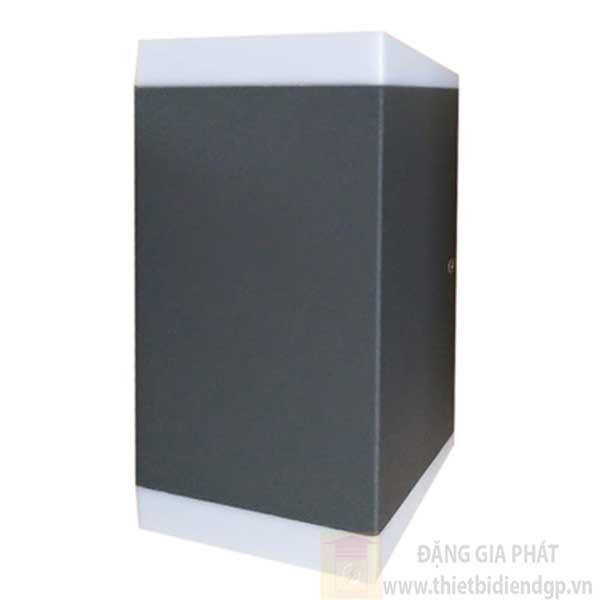Đèn led ốp tường ngoài trời 10W mẫu F vỏ xám