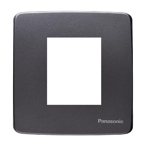 Mặt vuông 2 thiết bị Panasonic WMT7812MYH-VN màu xám ánh kim