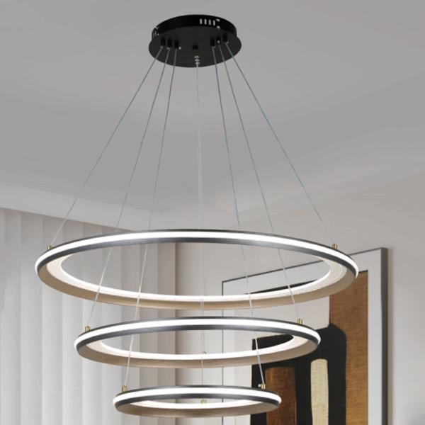 Đèn treo trang trí Slister Ø400+600+800*H1000mm - LED 270W - 3 CĐ