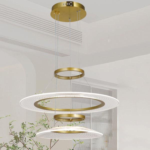 Đèn treo trang trí Slister Ø400*600*H1000mm - LED 42W - 3 chế độ