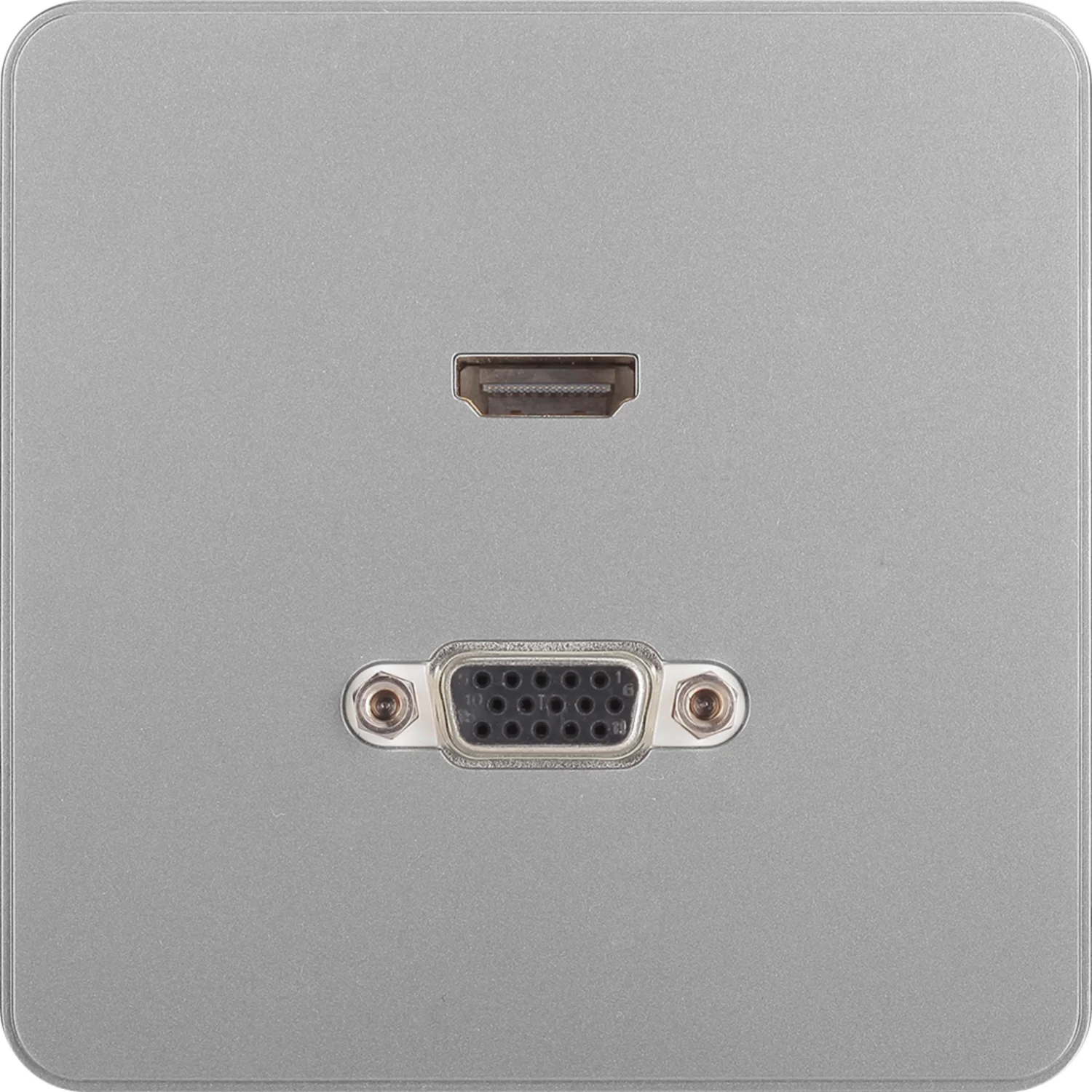 Ổ cắm HDMI + VGA màu xám