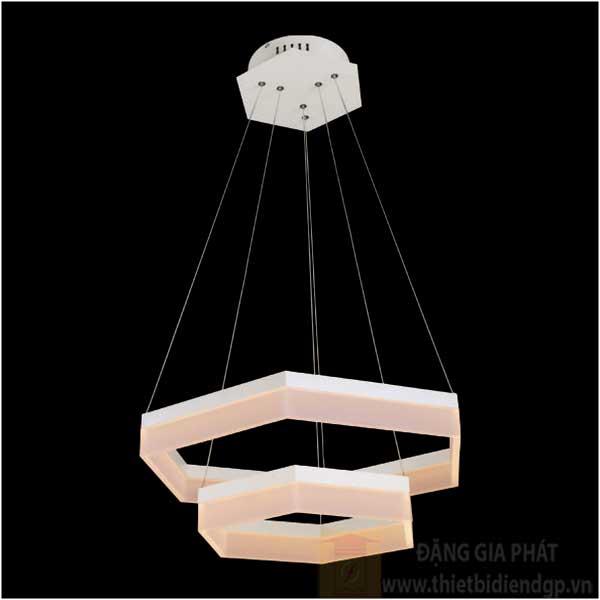 Đèn treo trần Ø600*400, Led 60W, ánh sáng vàng