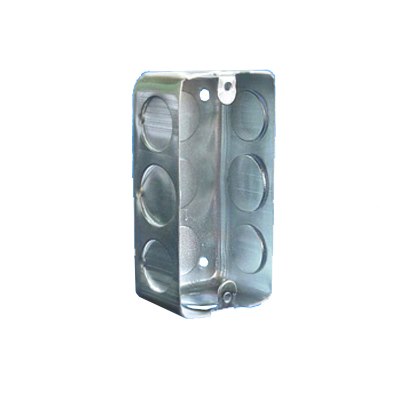 Đế âm chữ nhật đơn Sino S157R kim loại sắt
