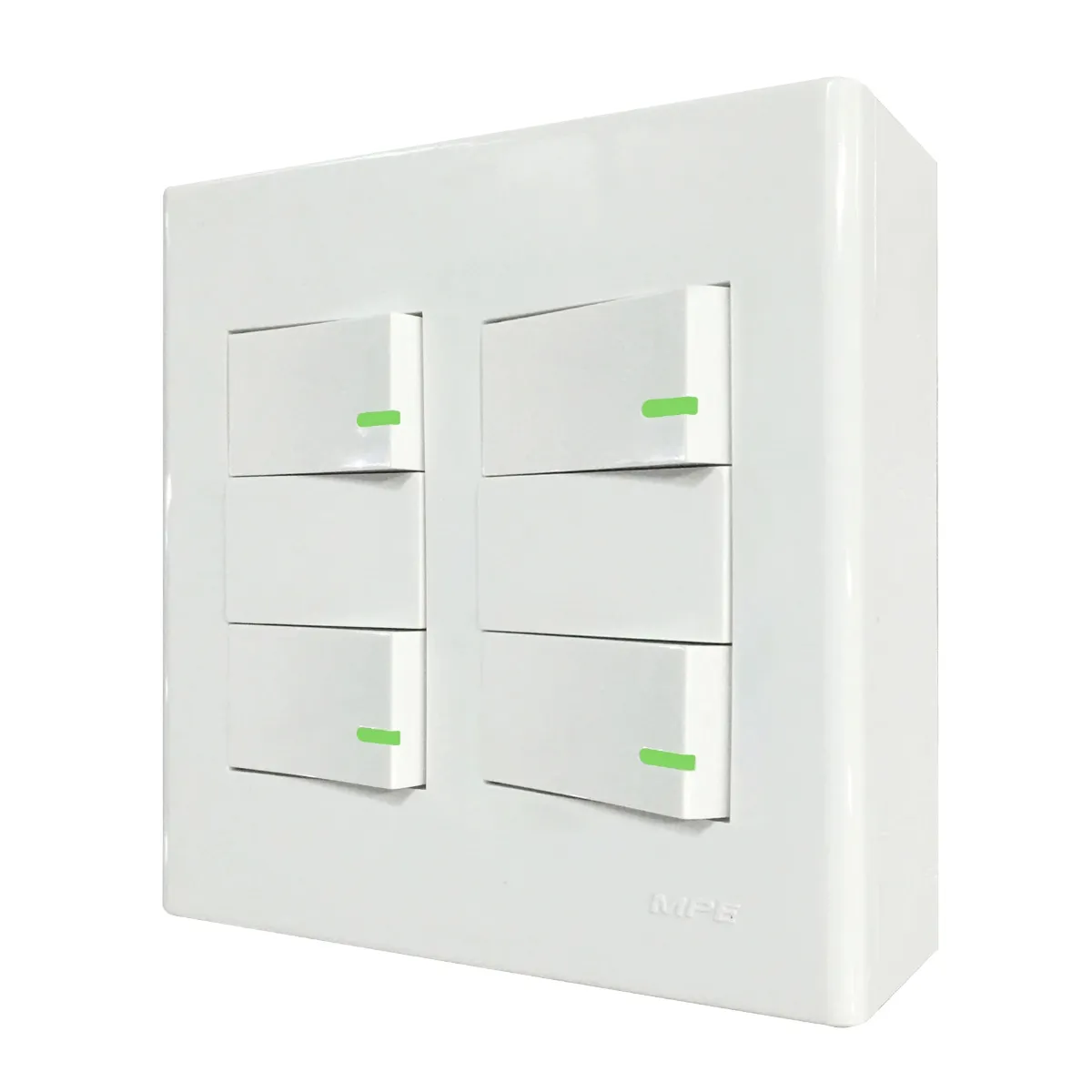 Bộ công tắc đôi MPE 4 công tắc đế nổi A60B24N