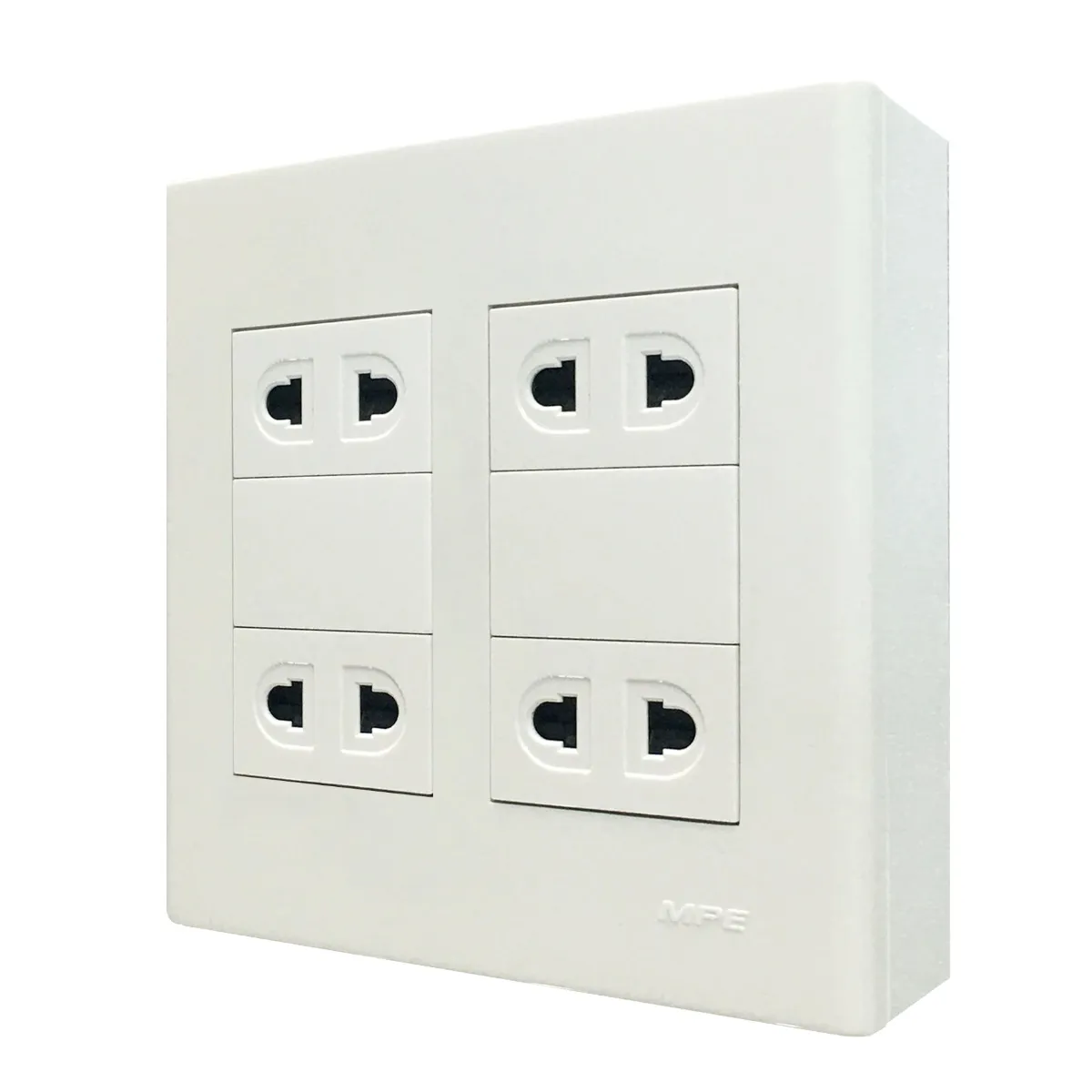 Bộ ổ cắm đôi MPE 4 ổ cắm đế nổi A60B24U