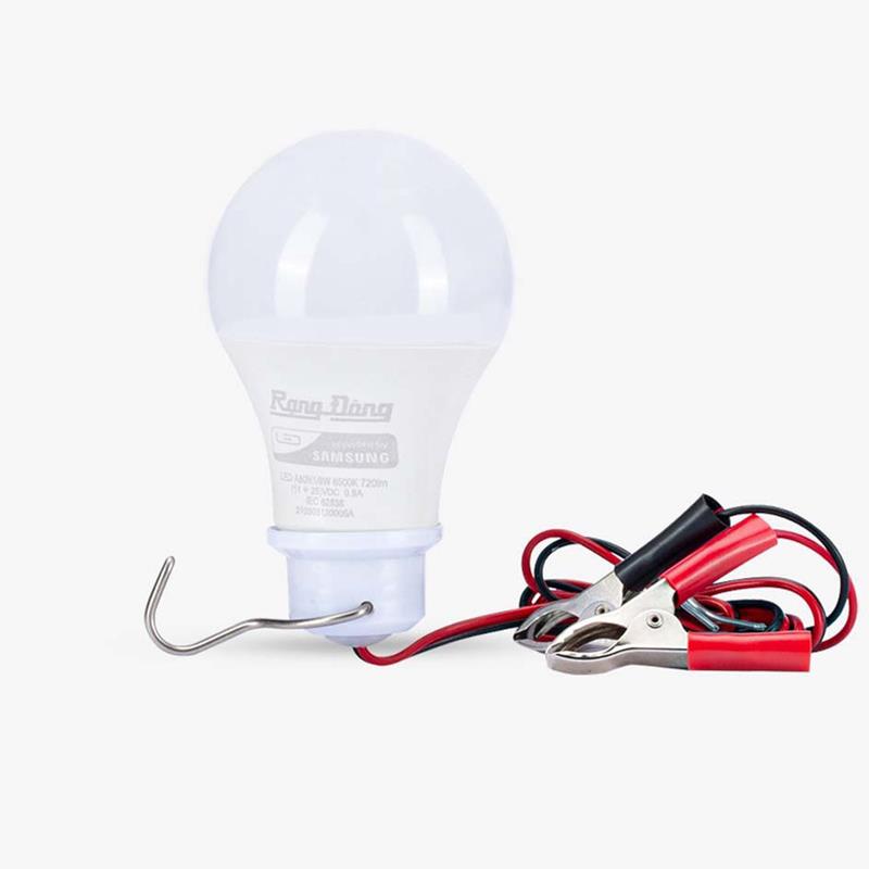 Bóng LED Bulb Rạng Đông dùng Ắc quy 9W