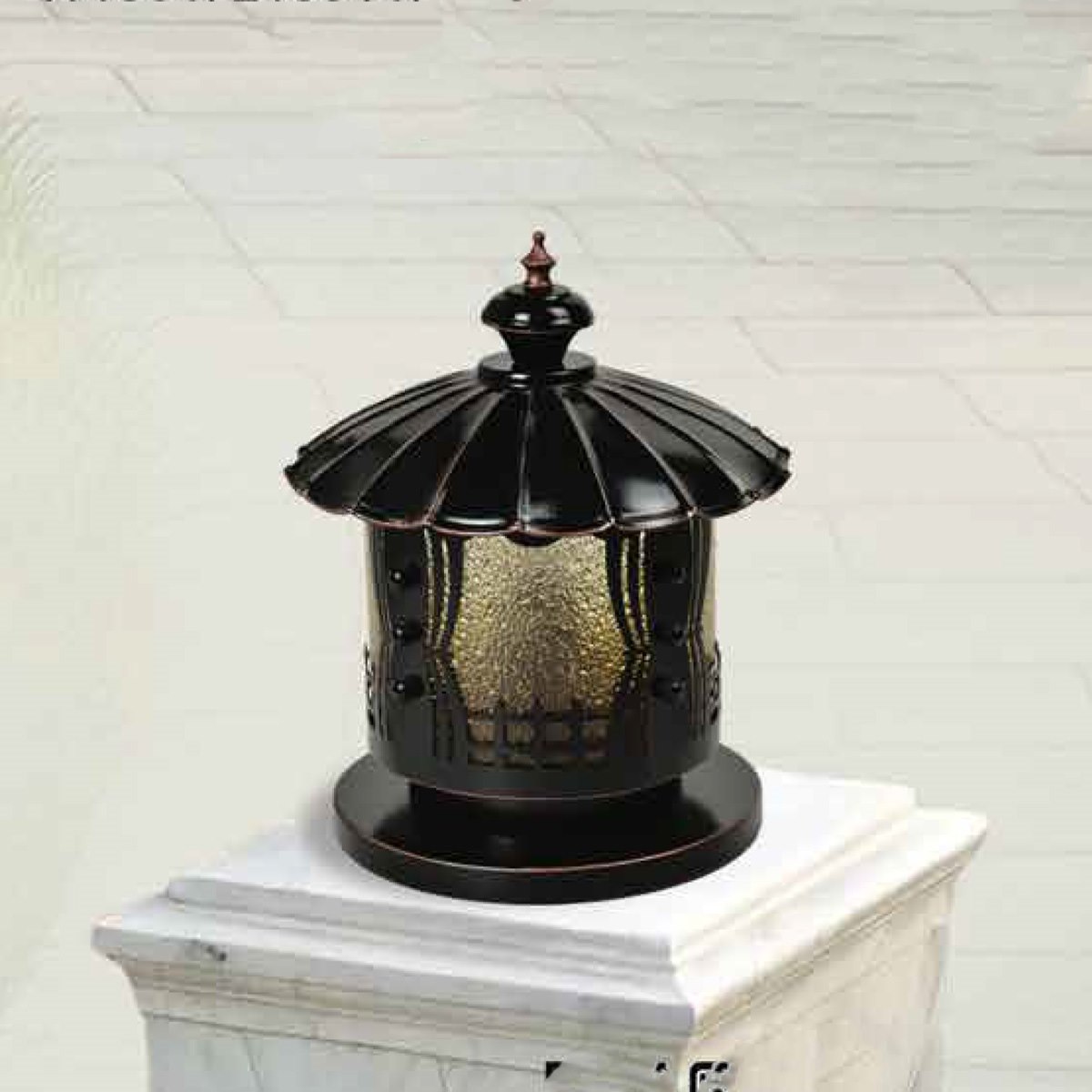 Đèn trụ cổng 355 Decor DT34 W250*H360 E27*1